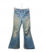 LEVI'Sリーバイス）の古着「ベルボトムデニムパンツ」｜インディゴ