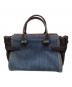 COACH (コーチ) スワッガー 27 / 2wayバッグ ブラウン×インディゴ：11000円