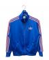 adidas（アディダス）の古着「アディカラートラックトップ」｜ブルー