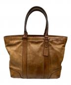 COACHコーチ）の古着「ビジネスレザー2wayトートバッグ」｜ブラウン