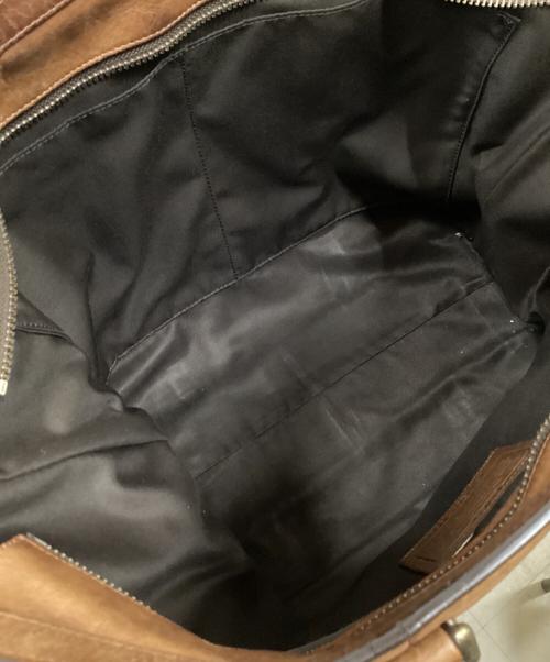 COACH（コーチ）COACH (コーチ) ビジネスレザー2wayトートバッグ ブラウンの古着・服飾アイテム