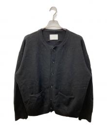stein（シュタイン）の古着「CASHMERE 'WITH A NECK' CARDIGAN / カシミヤウィズネックカーディガン」｜ブラック