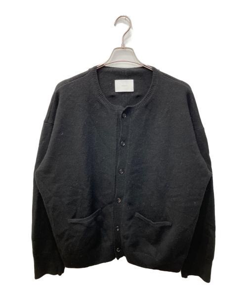 stein（シュタイン）stein (シュタイン) CASHMERE 'WITH A NECK' CARDIGAN / カシミヤウィズネックカーディガン ブラック サイズ:Sの古着・服飾アイテム