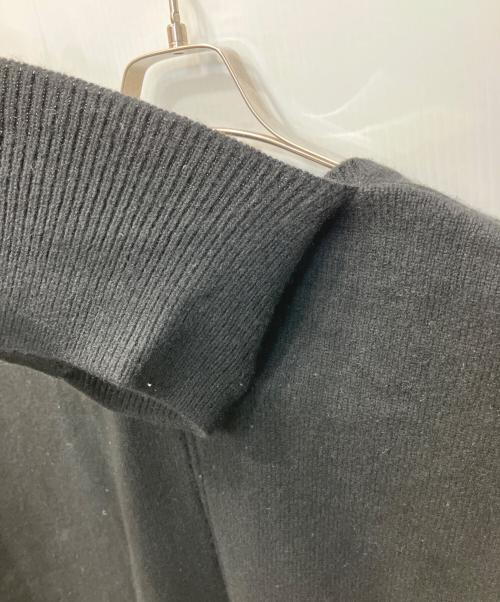 stein（シュタイン）stein (シュタイン) CASHMERE 'WITH A NECK' CARDIGAN / カシミヤウィズネックカーディガン ブラック サイズ:Sの古着・服飾アイテム