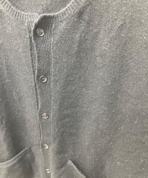 stein（シュタイン）stein (シュタイン) CASHMERE 'WITH A NECK' CARDIGAN / カシミヤウィズネックカーディガン ブラック サイズ:Sの古着・服飾アイテム