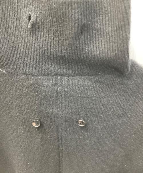 stein（シュタイン）stein (シュタイン) CASHMERE 'WITH A NECK' CARDIGAN / カシミヤウィズネックカーディガン ブラック サイズ:Sの古着・服飾アイテム