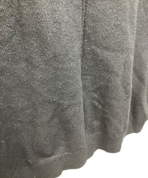 stein（シュタイン）stein (シュタイン) CASHMERE 'WITH A NECK' CARDIGAN / カシミヤウィズネックカーディガン ブラック サイズ:Sの古着・服飾アイテム