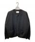 stein（シュタイン）の古着「CASHMERE 'WITH A NECK' CARDIGAN / カシミヤウィズネックカーディガン」｜ブラック