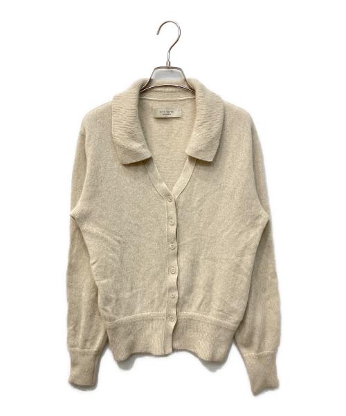 CITY TOKYO（シティートウキョウ）CITY TOKYO (シティートウキョウ) ラクーンニットカーディガン ベージュ サイズ:FREEの古着・服飾アイテム