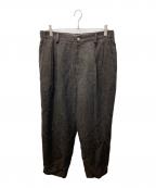 IRENISA×THE TOKYOイレニサ×ザトーキョー）の古着「別注 TWO TUCKS TAPERED PANTS/ツータックテーパードパンツ」｜ブラウン