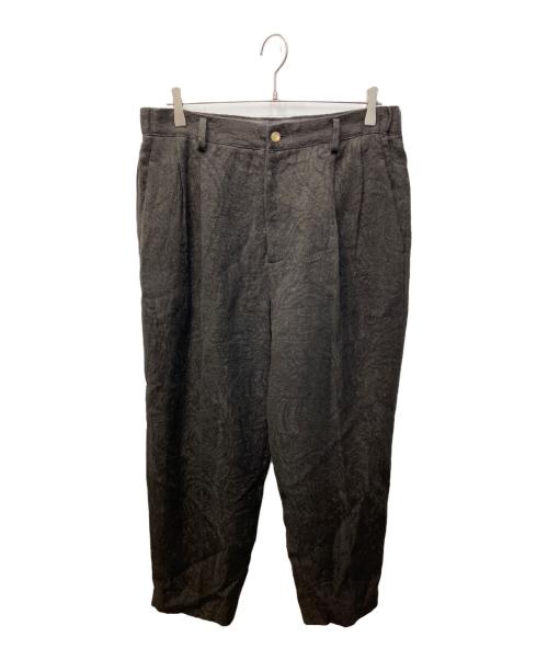 IRENISA（イレニサ）IRENISA (イレニサ) THE TOKYO (ザトーキョー) 別注 TWO TUCKS TAPERED PANTS/ツータックテーパードパンツ ブラウン サイズ:3の古着・服飾アイテム