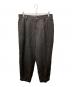 IRENISA（イレニサ）の古着「別注 TWO TUCKS TAPERED PANTS/ツータックテーパードパンツ」｜ブラウン