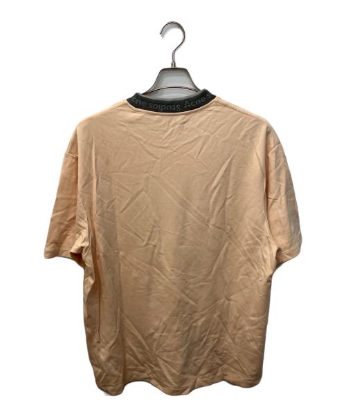 Acne studios（アクネ ストゥディオズ）Acne studios (アクネ ストゥディオズ) アーチロゴネックTシャツ ベージュ サイズ:Sの古着・服飾アイテム