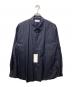 WELLDER（ウェルダー）の古着「シルク混ワイドシルエットシャツ」｜ネイビー