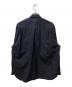 WELLDER (ウェルダー) シルク混ワイドシルエットシャツ ネイビー サイズ:4 未使用品：8000円