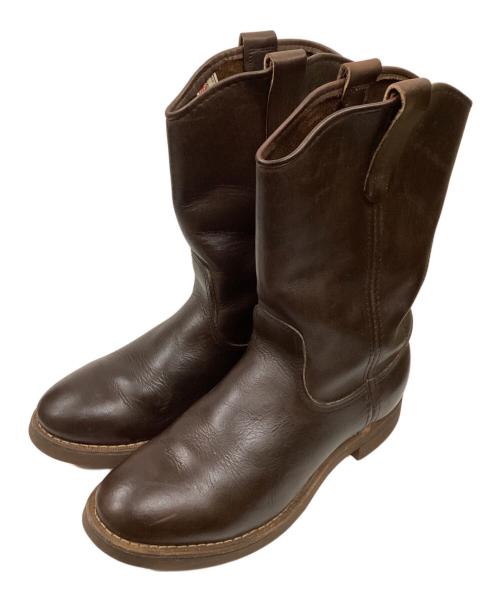 RED WING（レッドウィング）RED WING (レッドウィング) PECOS / ペコス ブーツ ブラウン サイズ:７　1/2の古着・服飾アイテム