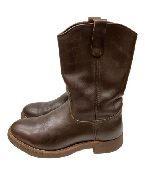 RED WING（レッドウィング）RED WING (レッドウィング) PECOS / ペコス ブーツ ブラウン サイズ:７　1/2の古着・服飾アイテム