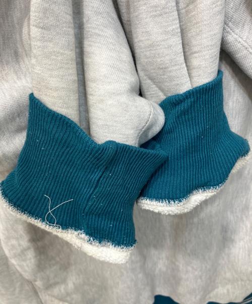 Champion REVERSE WEAVE（チャンピオン リバース ウィーブ）Champion REVERSE WEAVE (チャンピオン リバース ウィーブ) 90's ラインリブ刺繍スウェット ブラウン サイズ:Mの古着・服飾アイテム