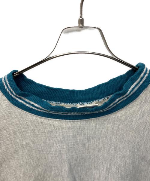 Champion REVERSE WEAVE（チャンピオン リバース ウィーブ）Champion REVERSE WEAVE (チャンピオン リバース ウィーブ) 90's ラインリブ刺繍スウェット ブラウン サイズ:Mの古着・服飾アイテム