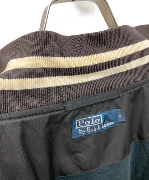 POLO RALPH LAUREN（ポロ・ラルフローレン）POLO RALPH LAUREN (ポロ・ラルフローレン) ダブルジップボンバージャケット ブラック サイズ:Lの古着・服飾アイテム