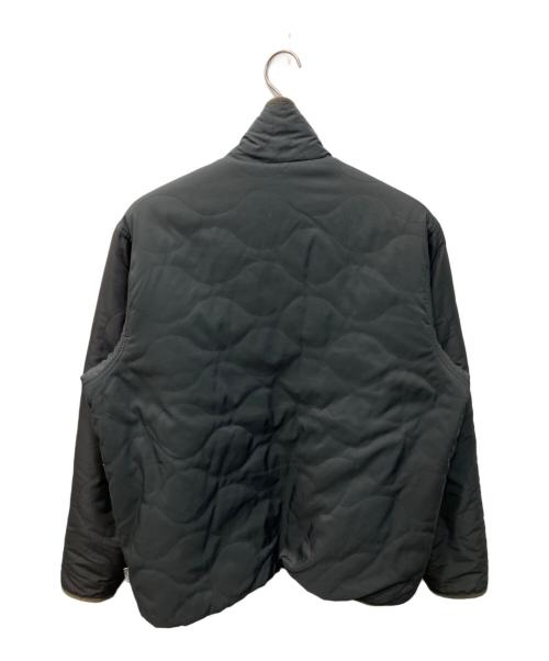 stussy（ステューシー）stussy (ステューシー) キルティング×ボアリバーシブルジャケット グレー サイズ:Mの古着・服飾アイテム