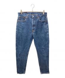 LEVI'S（リーバイス）の古着「501xxボタンフライデニムパンツ/テーパードリメイク品」｜インディゴ