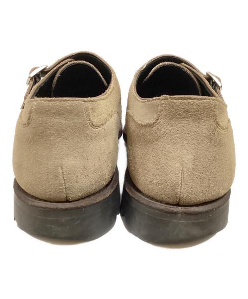 SHETLAND FOX（シェットランドフォックス）SHETLAND FOX (シェットランドフォックス) ダブルモンクストラップシューズ ブラウン サイズ:8の古着・服飾アイテム