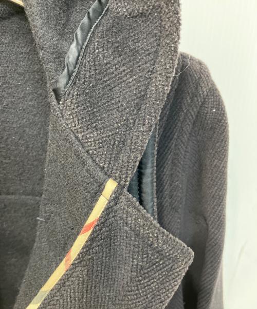 BURBERRY LONDON（バーバリーロンドン）BURBERRY LONDON (バーバリーロンドン) フーディダッフルコート パープル サイズ:40の古着・服飾アイテム