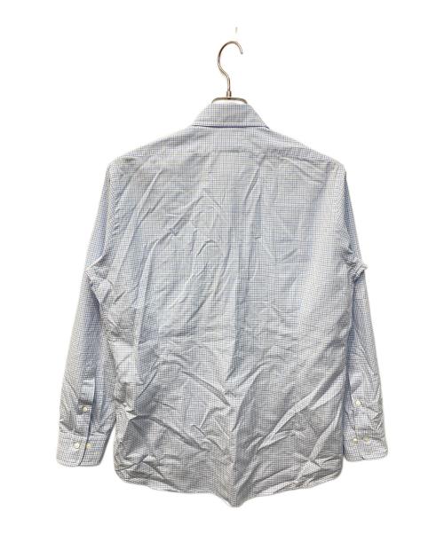 BROOKS BROTHERS（ブルックスブラザーズ）BROOKS BROTHERS (ブルックスブラザーズ) チェックレギュラーカラーシャツ ブルー サイズ:15.5-32の古着・服飾アイテム
