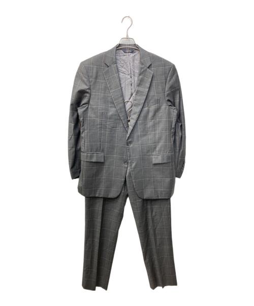 BROOKS BROTHERS（ブルックスブラザーズ）BROOKS BROTHERS (ブルックスブラザーズ) チェック柄2Bセットアップスーツ グレー サイズ:40S/W34の古着・服飾アイテム