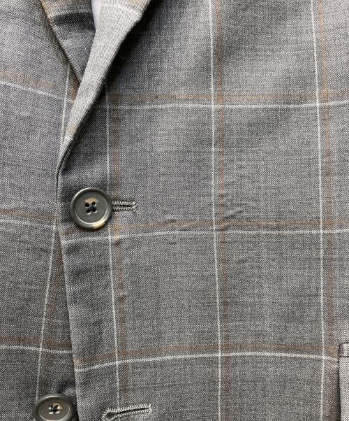 BROOKS BROTHERS（ブルックスブラザーズ）BROOKS BROTHERS (ブルックスブラザーズ) チェック柄2Bセットアップスーツ グレー サイズ:40S/W34の古着・服飾アイテム
