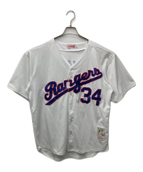 MITCHELL & NESS（ミッチェルアンドネス）MITCHELL & NESS (ミッチェルアンドネス) ゲームカットソー ホワイト×ブルー サイズ:48の古着・服飾アイテム