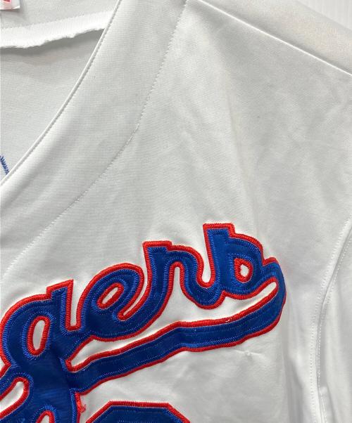 MITCHELL & NESS（ミッチェルアンドネス）MITCHELL & NESS (ミッチェルアンドネス) ゲームカットソー ホワイト×ブルー サイズ:48の古着・服飾アイテム