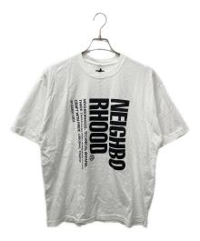 NEIGHBORHOOD（ネイバーフッド）の古着「NH.TEE / プリントTシャツ」｜ホワイト