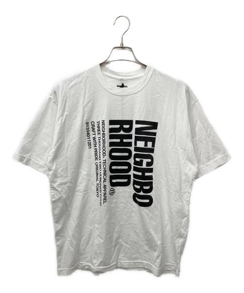 NEIGHBORHOOD（ネイバーフッド）NEIGHBORHOOD (ネイバーフッド) NH.TEE / プリントTシャツ ホワイト サイズ:L 未使用品の古着・服飾アイテム