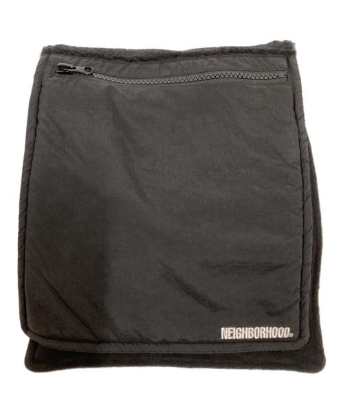 NEIGHBORHOOD（ネイバーフッド）NEIGHBORHOOD (ネイバーフッド) ボアナイロンマフラー ブラックの古着・服飾アイテム