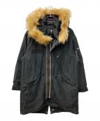 RUDE GALLERYルードギャラリー）の古着「M-65 FIELD COAT/フィールドコート」｜ブラック