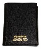NEIGHBORHOOD×PORTERネイバーフッド×ポーター）の古着「NHPT. MICRO レザーウォレット　（NHPT. マイクロレザーウォレット）」｜ブラック