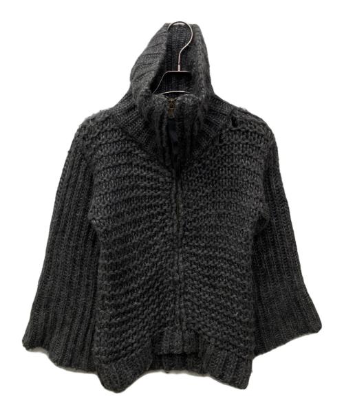 DOLCE & GABBANA（ドルチェ＆ガッバーナ）DOLCE & GABBANA (ドルチェ＆ガッバーナ) ジップアップニット グレー サイズ:Mの古着・服飾アイテム