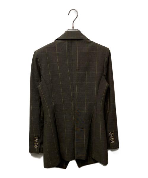 auratier（オーラティエ）auratier (オーラティエ) ハンサムジャケット ブラウン サイズ:36の古着・服飾アイテム