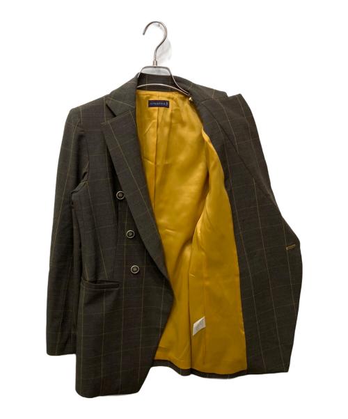 auratier（オーラティエ）auratier (オーラティエ) ハンサムジャケット ブラウン サイズ:36の古着・服飾アイテム