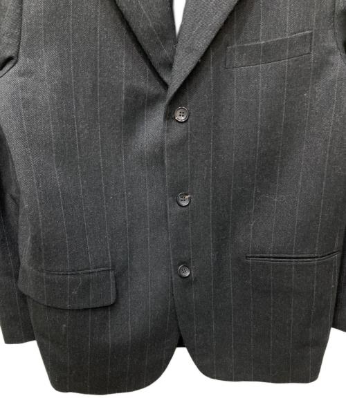 COMME des GARCONS HOMME（コムデギャルソン オム）COMME des GARCONS HOMME (コムデギャルソン オム) ピンストライプウール3Bジャケット グレー サイズ:Mの古着・服飾アイテム