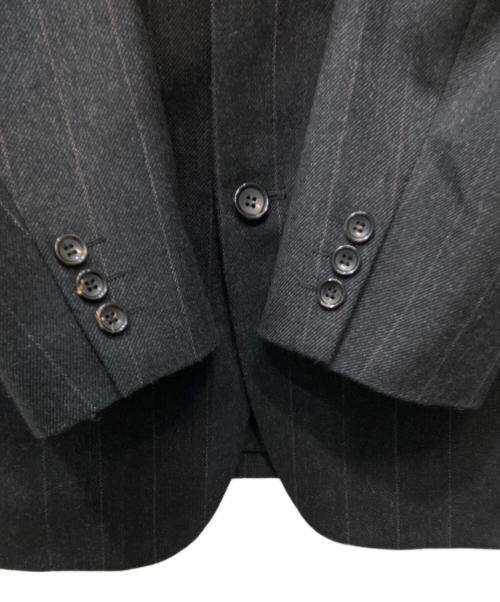 COMME des GARCONS HOMME（コムデギャルソン オム）COMME des GARCONS HOMME (コムデギャルソン オム) ピンストライプウール3Bジャケット グレー サイズ:Mの古着・服飾アイテム