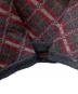 中古・古着 COMME des GARCONS HOMME PLUS (コムデギャルソンオムプリュス) バイアス編み総柄モックネックニット グレー×レッド サイズ:表記なし(実寸をご確認ください)：26000円
