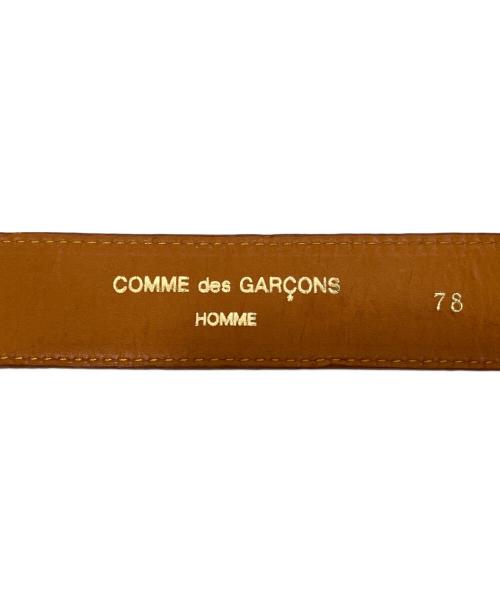 COMME des GARCONS HOMME（コムデギャルソン オム）COMME des GARCONS HOMME (コムデギャルソン オム) レザーベルト ブラウン サイズ:78の古着・服飾アイテム