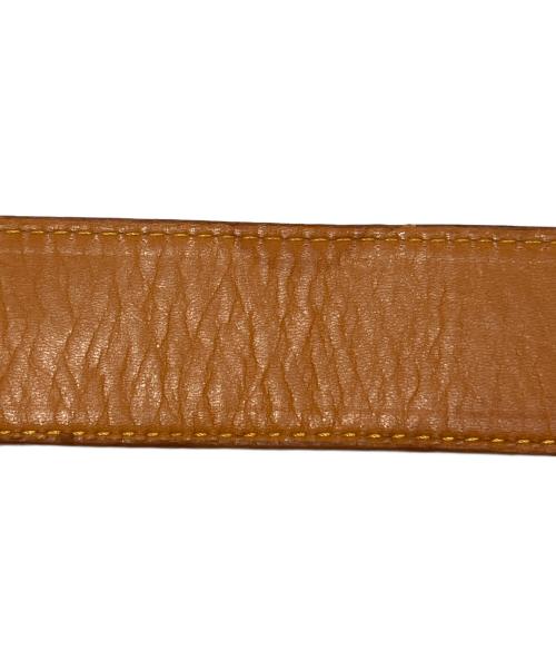 COMME des GARCONS HOMME（コムデギャルソン オム）COMME des GARCONS HOMME (コムデギャルソン オム) レザーベルト ブラウン サイズ:78の古着・服飾アイテム