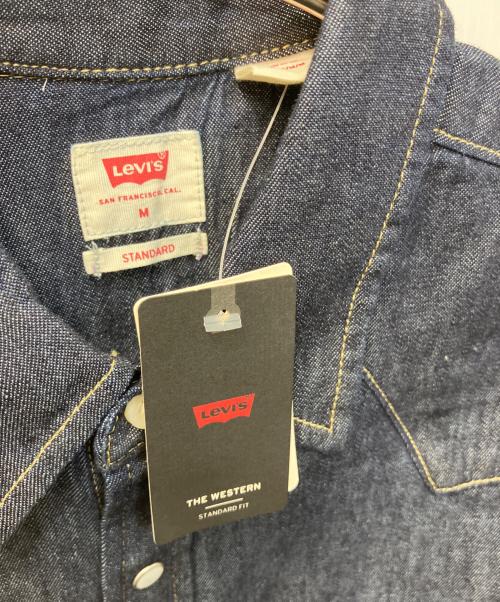 LEVI'S（リーバイス）LEVI'S (リーバイス) デニムウエスタンシャツ インディゴ サイズ:M 未使用品の古着・服飾アイテム