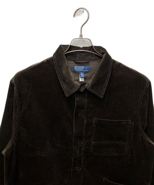 POLO RALPH LAUREN（ポロ・ラルフローレン）POLO RALPH LAUREN (ポロ・ラルフローレン) 太畝コーデュロイカバーオール ブラウン サイズ:Mの古着・服飾アイテム