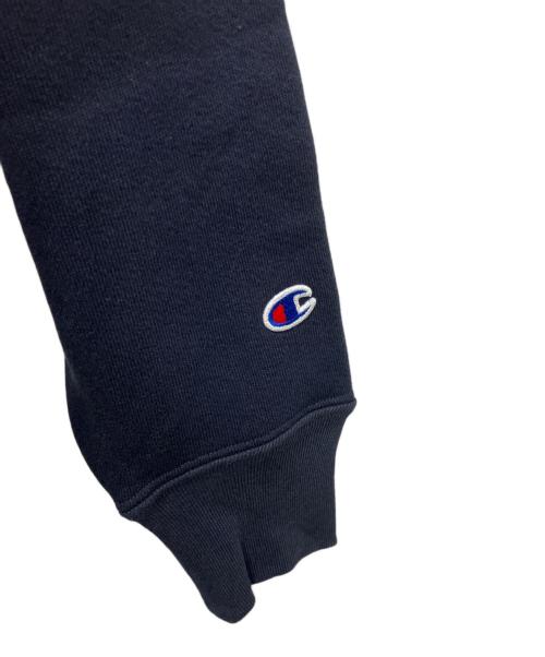 Champion REVERSE WEAVE（チャンピオン リバース ウィーブ）Champion REVERSE WEAVE (チャンピオン リバース ウィーブ) リバースウィーブ(R) フーデッドスウェットシャツ (C5-A101) ネイビー サイズ:Mの古着・服飾アイテム