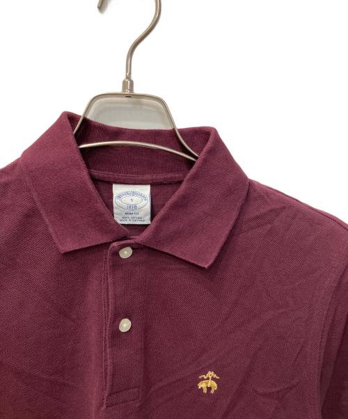 BROOKS BROTHERS（ブルックスブラザーズ）BROOKS BROTHERS (ブルックスブラザーズ) ポロシャツ ボルドー サイズ:Ｓの古着・服飾アイテム